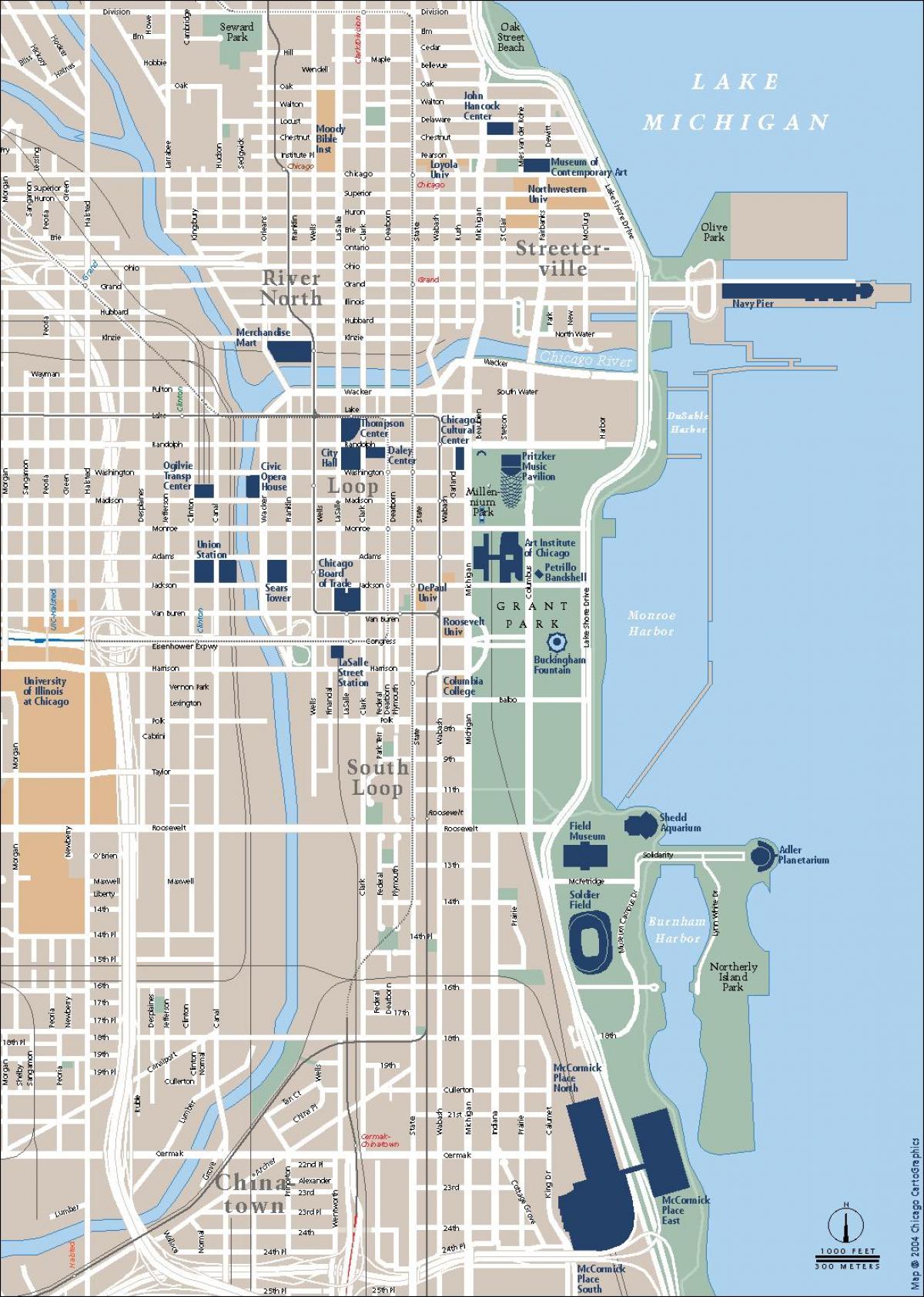 eismo žemėlapis, Chicago