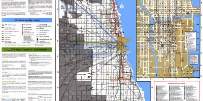 Autobusų maršrutų Čikagos žemėlapyje