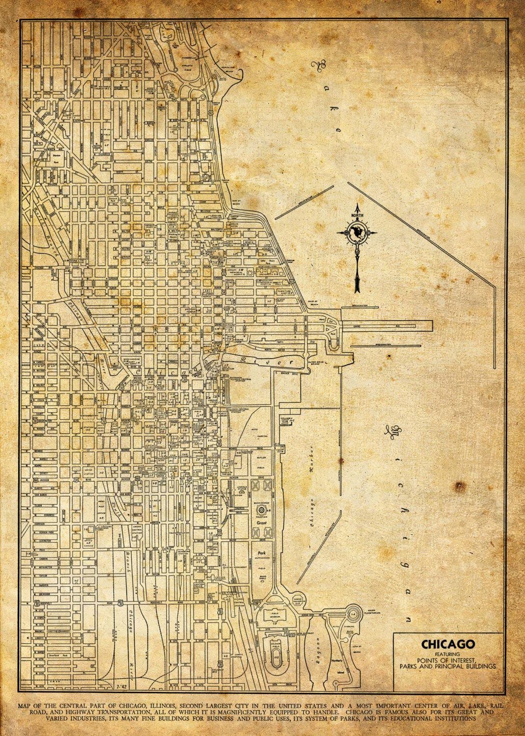 derliaus žemėlapis, Chicago