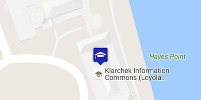 Žemėlapis Loyola universitete Čikagoje