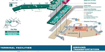 Čikagos ord oro uosto žemėlapis