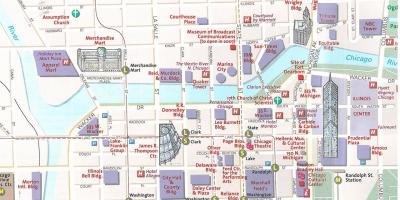 Žemėlapis city of Chicago
