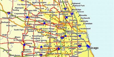 Miesto žemėlapis, Chicago